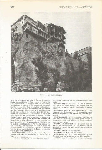 LAMINA 22375: Casas Colgadas de Cuenca