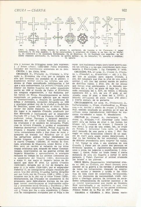 LAMINA 22371: Tipos de cruz
