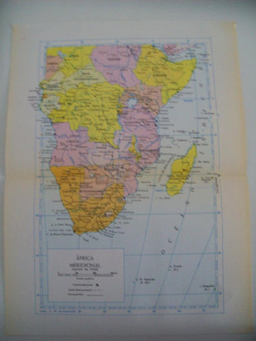 LAMINA 22467: Mapa de Africa meridional