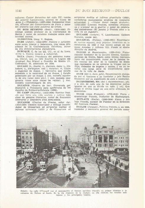 LAMINA 22416: Calle O'Conell en Dublin