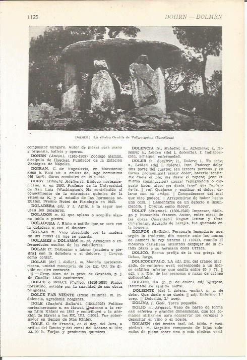 LAMINA 22412: Dolmen La Pedra Gentil en Vallgorguina, Barcelona