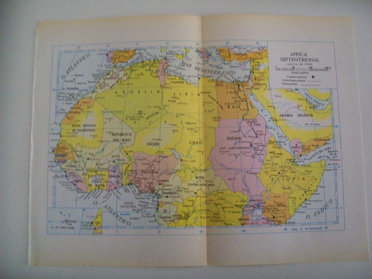LAMINA 22468: Mapa de Africa Septentrional