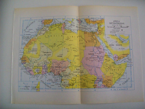 LAMINA 22468: Mapa de Africa Septentrional