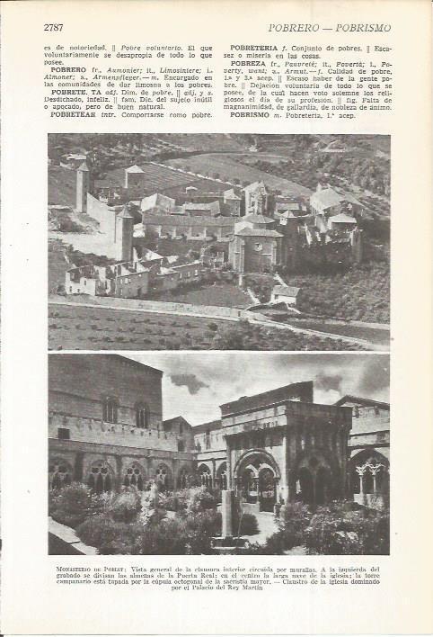 LAMINA 22540: Monasterio de Poblet, Tarragona
