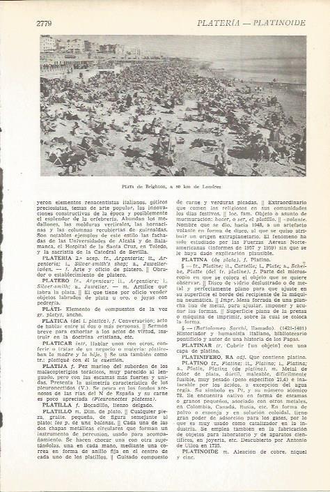 LAMINA 22539: Playa de Brighton, Inglaterra
