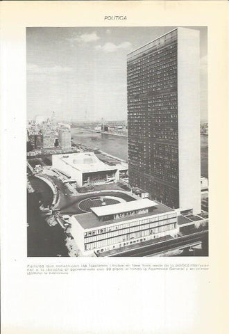 LAMINA 22536: Edificio de la ONU en Nueva York
