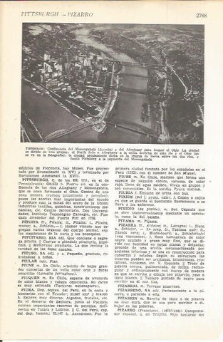 LAMINA 22534: Vista aerea de Pittsburgh, Estados Unidos