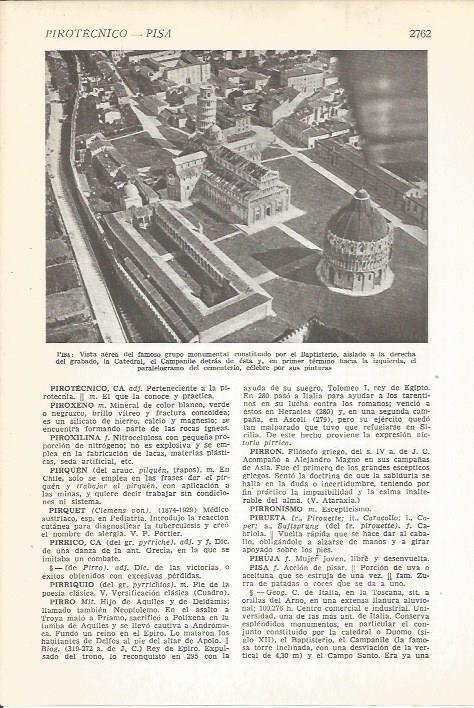 LAMINA 22533: Vista aerea de Pisa