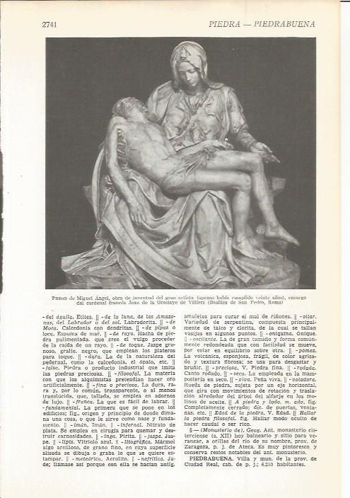 LAMINA 22528: La Piedad, por Miguel Angel