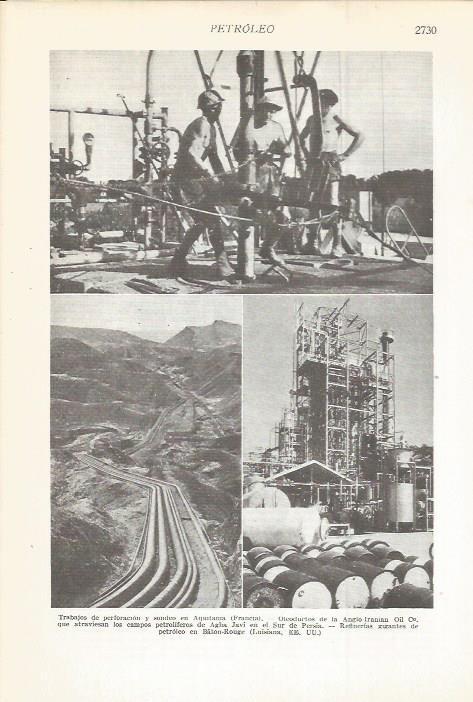 LAMINA 22525: Petroleo en Iran, Estados Unidos y Francia