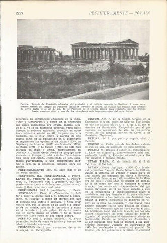 LAMINA 22524: Templo de poseidon en Pestum, Italia