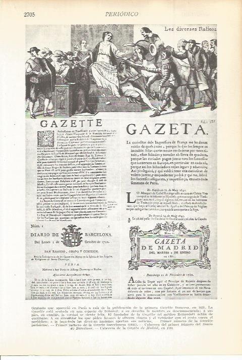 LAMINA 22520: Grabado de la Gazette de 1631