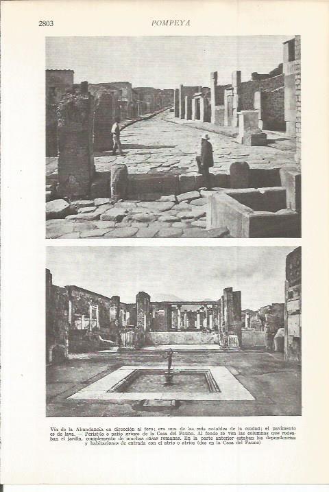 LAMINA 22545: Calles de Pompeya