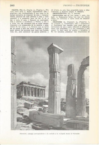 LAMINA 22562:Vista de la Acropolis de Atenas