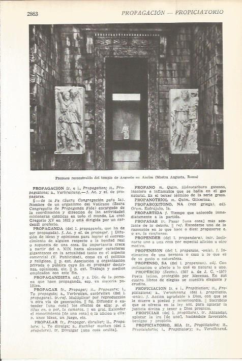 LAMINA 22560: Templo de Augusto en Ancira, Roma