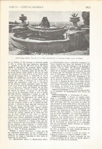 LAMINA 22547: Fuente de la Villa Aldobrandini en Italia