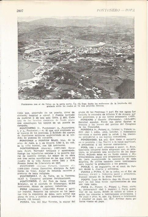 LAMINA 22546: Vista aerea de Pontevedra