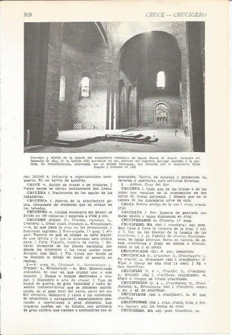 LAMINA 22370: Interior de la iglesia de Santa Maria de Ripoll