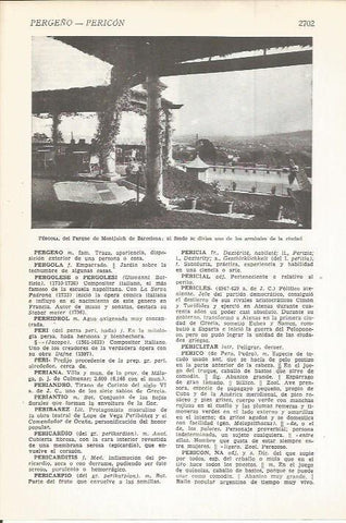 LAMINA 22517: Pergola del Parque de Montjuic, Barcelona