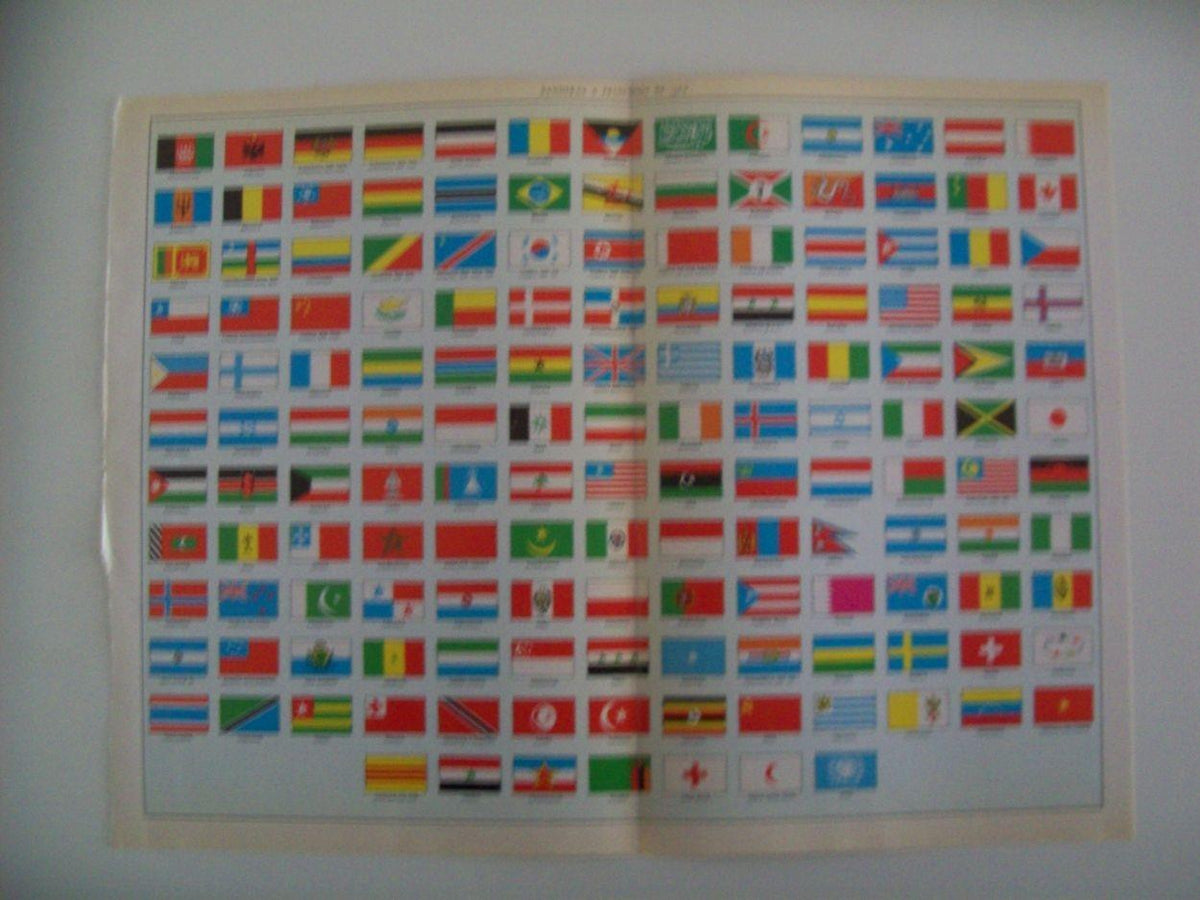 LAMINA 22481: Banderas del mundo en 1969