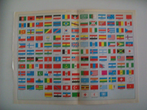 LAMINA 22481: Banderas del mundo en 1969