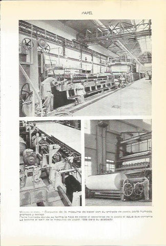 LAMINA 22495: Maquinas de fabricacion de papel