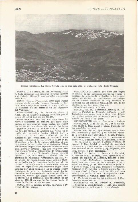 LAMINA 22515: Sierra Nevada