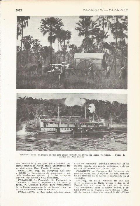 LAMINA 22503: Vistas de Paraguay