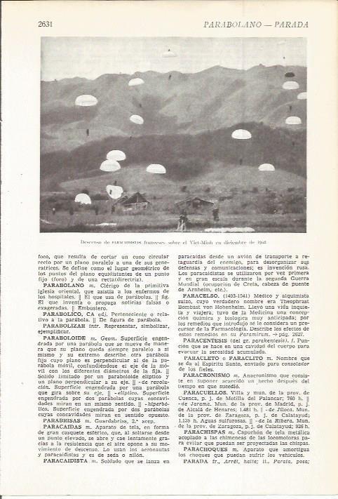 LAMINA 22502: Paracaidistas de Francia en 1958