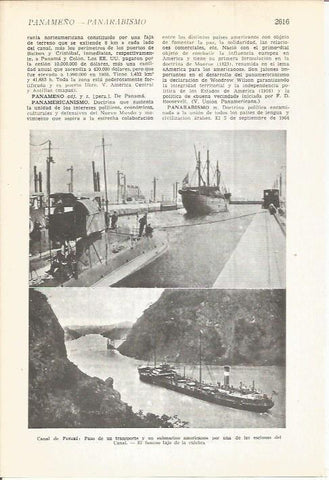 LAMINA 22498: Canal de Panama