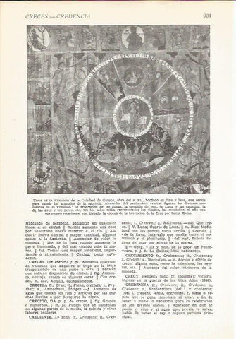 LAMINA 22368: Tapiz de la Creacion de la Catedral de Girona