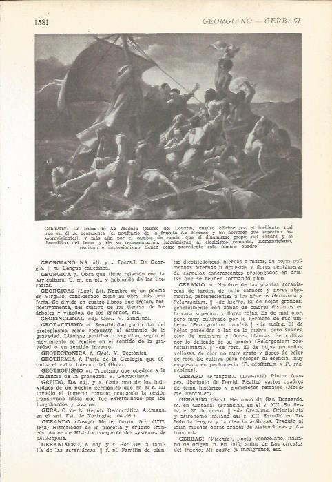 LAMINA 22240: La balsa de la Medusa, por Gericault