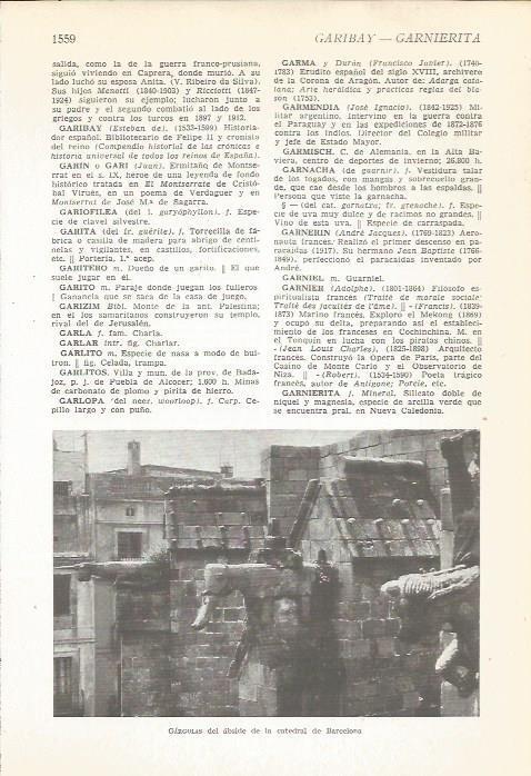 LAMINA 22237: Gargolas de la Catedral de Barcelona