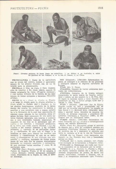 LAMINA 22222: Diversas formas de hacer fuego