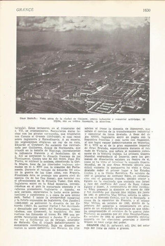 LAMINA 22257: Vista aerea de Glasgow, Gran Bretaña