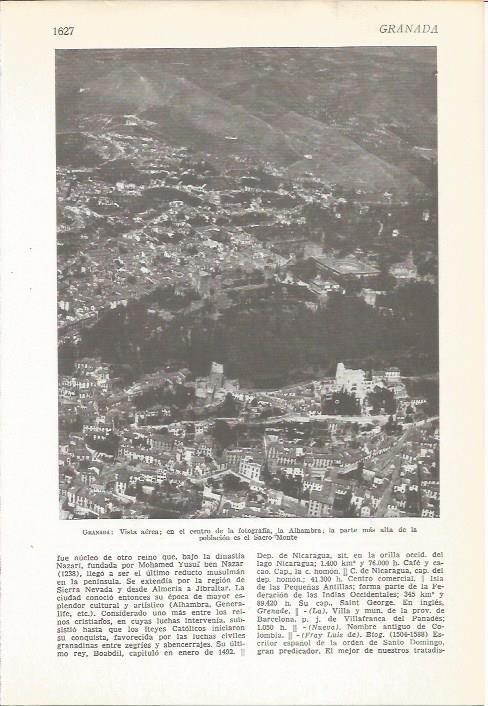 LAMINA 22256: Vista aerea de Granada