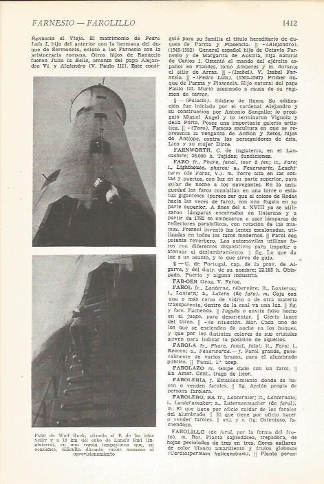 LAMINA 22190: Faro de Wolf Rock, Islas Scilly