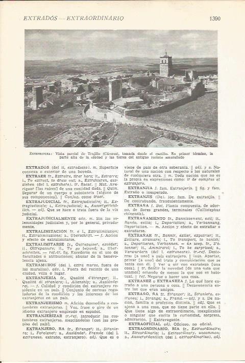LAMINA 22185: Vista de Trujillo, Caceres