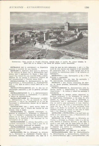 LAMINA 22185: Vista de Trujillo, Caceres