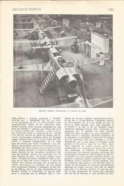 LAMINA 22171: Fabrica de aviones en Estados Unidos