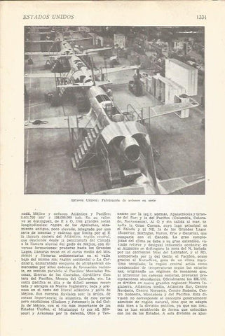 LAMINA 22171: Fabrica de aviones en Estados Unidos