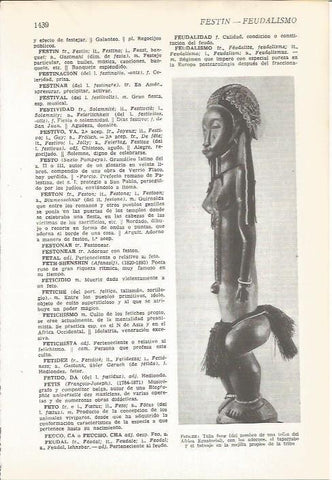 LAMINA 22197: Talla Fang de Africa