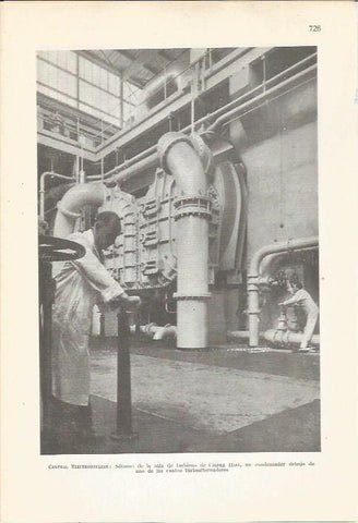 LAMINA 22342: Sotano de la sala de turbinas de Calder Hall