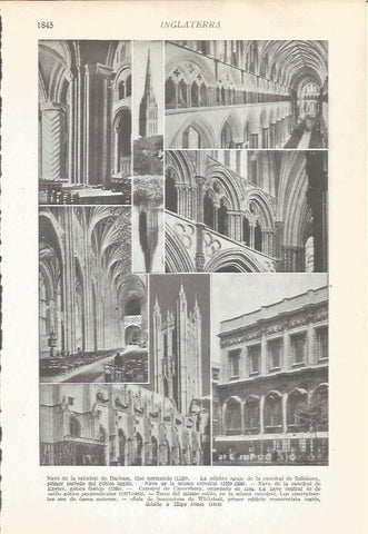 LAMINA 22320: Catedral de Durham, Inglaterra