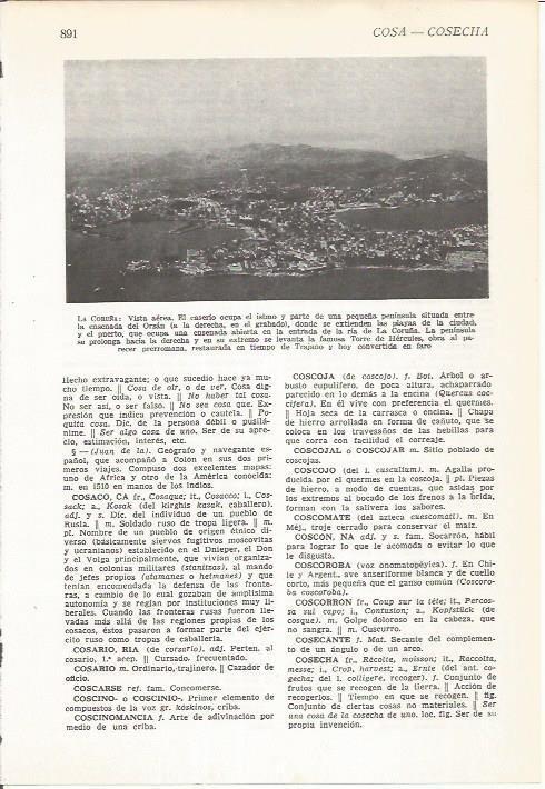 LAMINA 22365: Vista aerea de La Coruña