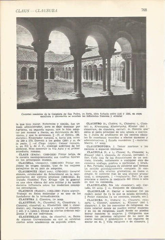LAMINA 22349: Claustro de la Colegiata de San Pedro en Soria