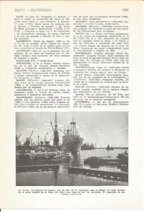 LAMINA 22285: Puerto de El Havre, Francia