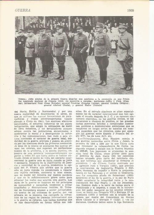 LAMINA 22275: Jefes aliados de la Primera Guerra Mundial en 1918