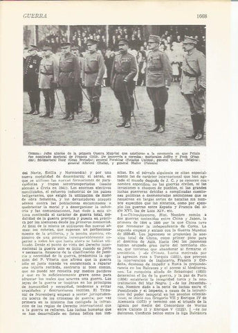 LAMINA 22275: Jefes aliados de la Primera Guerra Mundial en 1918