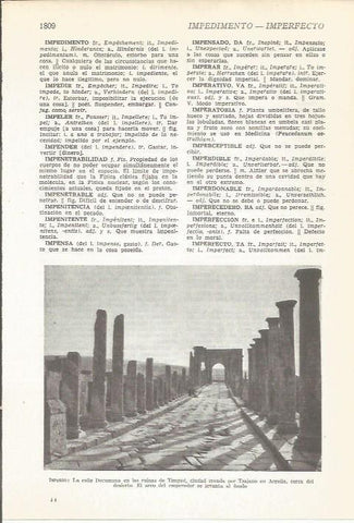 LAMINA 22312: Calle Decumana en Timgad, Argelia